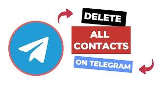 How to Delete All Contacts in Telegram