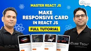 How to Make Responsive Cards in React JS + Bootstrap | Reactive Bootstrap Project