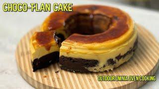 CHOCO-FLAN CAKE - OUTDOOR OMNIA OVEN COOKING