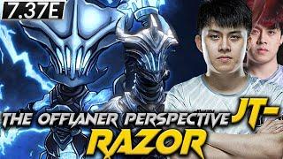 JT - Razor The Offlaner - dota 2 PRo Full Gameplay patch 7.37e #jt #razor