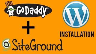 Siteground Hosting | How to connect godaddy domain to siteground and install wordpress on it