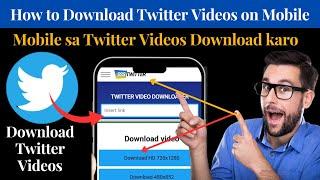 How to download twitter video in gallery | How to download twitter dm videos