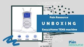 Easy@Home Professional Rechargeable TENS Unit + Heat Therapy + EMS Unboxing!