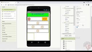 MIT App Inventor 2 - bluetooth car control app develope||Arduino car control