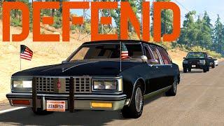 Police Motorcade Defense 3 | BeamNG.drive