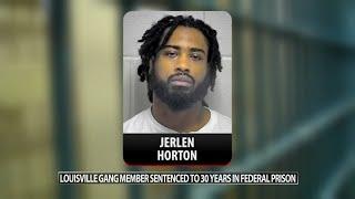 Prominent Louisville gang member will spend nearly 30 years in prison