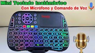 Mini Teclado inalambrico Con ASISTENTE DE VOZ Para SMART TV, PC Y MÁS ¡TODO LO QUE DEBES SABER!