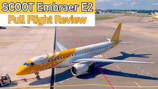 Flying Scoot Embraer E190-E2 from Singapore to Koh Samui!