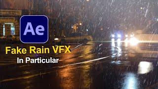 Realistic Rain  VFX | In After Effects Tutorial