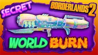 I found the SECRET ABILITY of the EFFERVESCENT Rocket Launcher "World Burn" BL2 New DLC