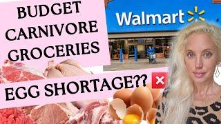 2 Week Extreme Budget Carnivore Grocery Haul at Walmart (any eggs left??)