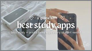 5 STUDY APPS every student needs in 2024 !! 