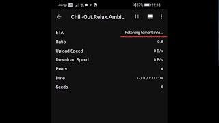 How to fix uTorrent Android app stuck at Fetching torrent info...