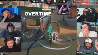 FNATIC vs LEVIATAN INSANE OVERTIME MATCH | TARIK SHANKS HIKO MIXWELL meL SLIGGY REACTION HIGHLIGHTS