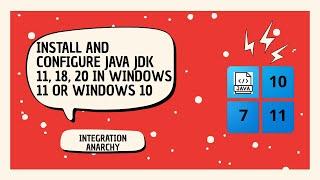 Install & Configure Java JDK 11, 18, 20 in Windows 11 or Windows 10