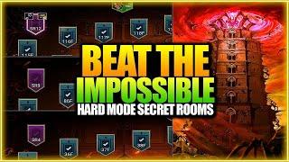 ALL RARE ROOMS!! HARDEST PVE CONTENT IN THE GAME  | HARD MODE SECRET ROOMS RAID SHADOW LEGENDS