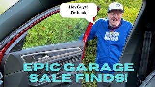 He's Back!!! - Live Garage Sale Pickups - Big GameCube Haul