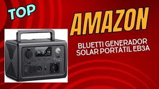 BLUETTI Generador Solar Portátil EB3A, Respaldo de Batería LiFePO4 de 268Wh, Salidas de AC de 600W