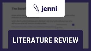 How to Use Jenni AI for Literature Review