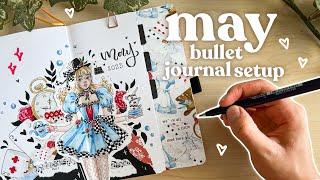 MAY 2023 bullet journal setup  plan with me