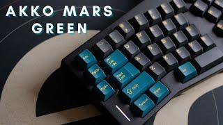 AKKO Mars Green Cherry Profile Keycaps