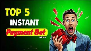 Instant Withdraw Telegram Bot | Telegram Bot Instant Withdraw | Instant Income Bot 2025