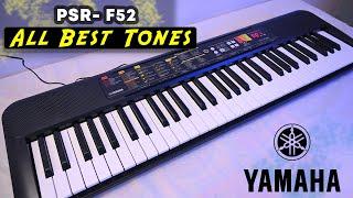  Yamaha PSR F52 All Indian Tones | Best Keyboard Under 10000