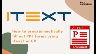 How to programmatically fill out PDF forms using iText7 in C#