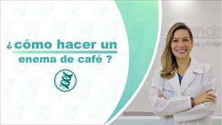 ¿Cómo hacer un enema de café?