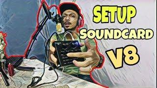 Cara Setup Dan Test Fungsi SOUNDCARD V8 Menggunakan MIC BM-800 | Tutorial Mudah