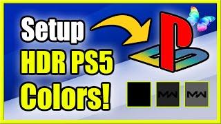 How to Adjust HDR on PS5 for Best COLORS on 4k TV & Monitors (Easy Tutorial)