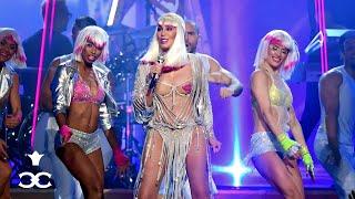 Cher, 77, sings "Believe", "Turn Back Time" live at the BMAs!