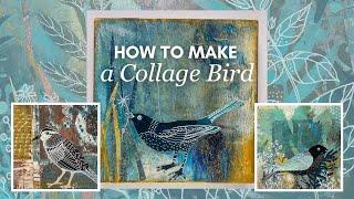 Bird Collage Tutorial Step by Step