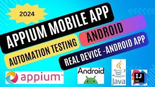 [2024]: Appium Mobile App Automation testing , Most practical Android, device app- UBER REDDIT