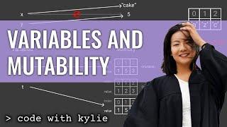 Variables and Mutable vs Immutable Data Types | Learning Python for Beginners | Code with Kylie #3