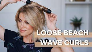 Loose Beach Wave Curls 2020 | SHORT HAIR TUTORIAL