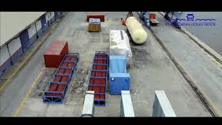 Loading Heavy Lift Cargo -  Indonesia Ocean Truck Project (PLTU SUMSEL-1)