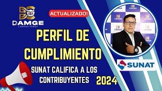 Perfil de Cumplimiento SUNAT 2024 | SUNAT califica a los contribuyentes con notas de A, B, C, D, E