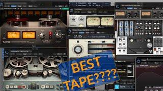 Tape Plugin Comparison: Softube, FabFilter, UAD, U-He, Waves, Ozone