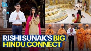 British Prime Minister Rishi Sunak's Spiritual Visit To Akshardham Temple During G20 Summit In India