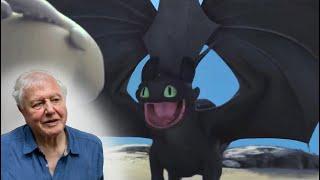 David Attenborough Narrates Toothless' Dance