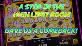 STOPPED IN THE HIGH LIMIT ROOM! @thistledownracino #kimisatthecasino #highlimit #casinogames