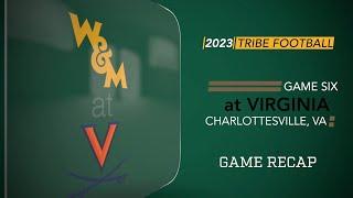 2023 W&M Football - Game Six at Virginia RECAP