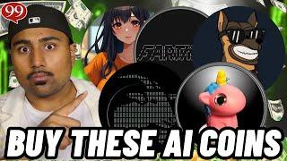 Top 5 AI Crypto Coins That Will EXPLODE in 2025 | Next 100X AI Memecoins