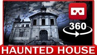 360° VR VIDEO - CIRCUIT OF HAUNTED HOUSE - CAR HORROR - VIRTUAL REALITY 3D