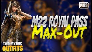 M22 Royal Pass Max-Out 1 to 50 Rewards 