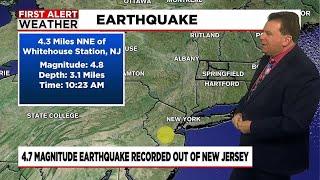 Earthquake felt in parts of western Massachusetts - 11 a.m.