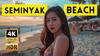 Seminyak Beach In Kuta, Bali - An Indonesian Paradise • 4K HDR