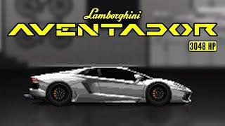 PIXEL CAR RACER - LAMBORGHINI AVENTADOR BUILD AND GAMEPLAY