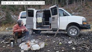 Alone in the Selkirk Mountains - Campfire Cooking